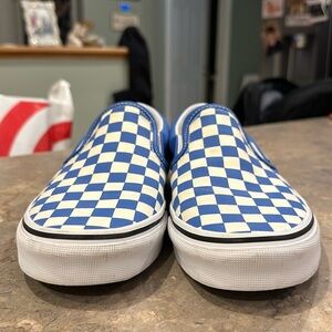 Old skool checkerboards vans size 10 women’s